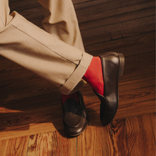 Load image into Gallery viewer, Men's Dark Brown Leather Milano Loafer
