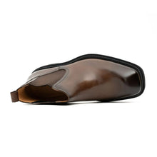 Load image into Gallery viewer, Premium Handcrafted Calfskin Chelsea Boots Brown
