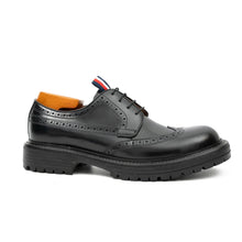 Load image into Gallery viewer, Premium Men's Classic Derby Brogue Shoes Black
