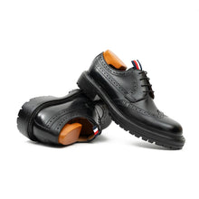 Load image into Gallery viewer, Premium Men's Classic Derby Brogue Shoes Black
