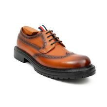 Load image into Gallery viewer, Premium Men's Classic Derby Brogue Shoes Brwon
