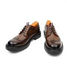 Load image into Gallery viewer, Premium Men's Classic Derby Brogue Shoes Coffee
