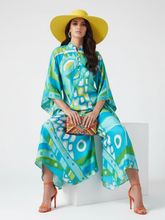 Load image into Gallery viewer, Printed Long Dress, Greenwich Village | Women - BYMANYC ® New York
