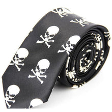 Load image into Gallery viewer, Punk Collection Skinny Ties - 20 Colors &amp; Styles
