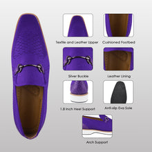 Load image into Gallery viewer, Jack Mens Leather Textile Casual Loafers
