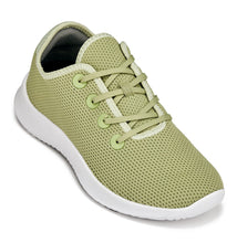 Load image into Gallery viewer, CALTO - Q405 - 2.4 Inches Taller (Pale Lime) - Ultra Lightweight Knitted Sneakers

