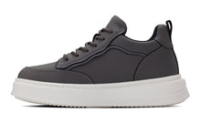 Load image into Gallery viewer, CALTO - Q432 - 2.6 Inches Taller Lightweight (Grey/White Sole) - Chunky Sole Sneakers

