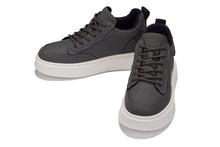 Load image into Gallery viewer, CALTO - Q432 - 2.6 Inches Taller Lightweight (Grey/White Sole) - Chunky Sole Sneakers
