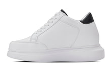 Load image into Gallery viewer, CALTO - Q511 - 2.6 Inches Taller Lightweight (White/White Sole) - Chunky Sole Sneakers
