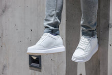 Load image into Gallery viewer, CALTO - Q512 - 2.6 Inches Taller Lightweight (Pure White/White Sole) - Chunky Sole Sneakers
