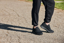 Load image into Gallery viewer, CALTO - QA060 - 2.4 Inches Taller (Black/Black Sole) - Lightweight Knitted Sneakers
