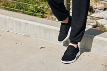 Load image into Gallery viewer, CALTO - QA062 - 2.4 Inches Taller (Black/White Sole) - Lightweight Knitted Sneakers
