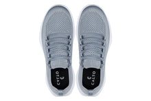 Load image into Gallery viewer, CALTO - QA065 - 2.4 Inches Taller (Grey/White Sole) - Lightweight Knitted Sneakers
