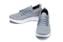Load image into Gallery viewer, CALTO - QA065 - 2.4 Inches Taller (Grey/White Sole) - Lightweight Knitted Sneakers
