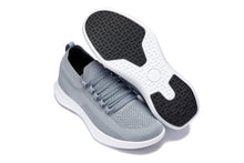 Load image into Gallery viewer, CALTO - QA065 - 2.4 Inches Taller (Grey/White Sole) - Lightweight Knitted Sneakers
