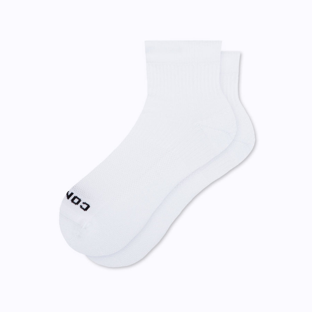Quarter Ankle Compression Socks – White