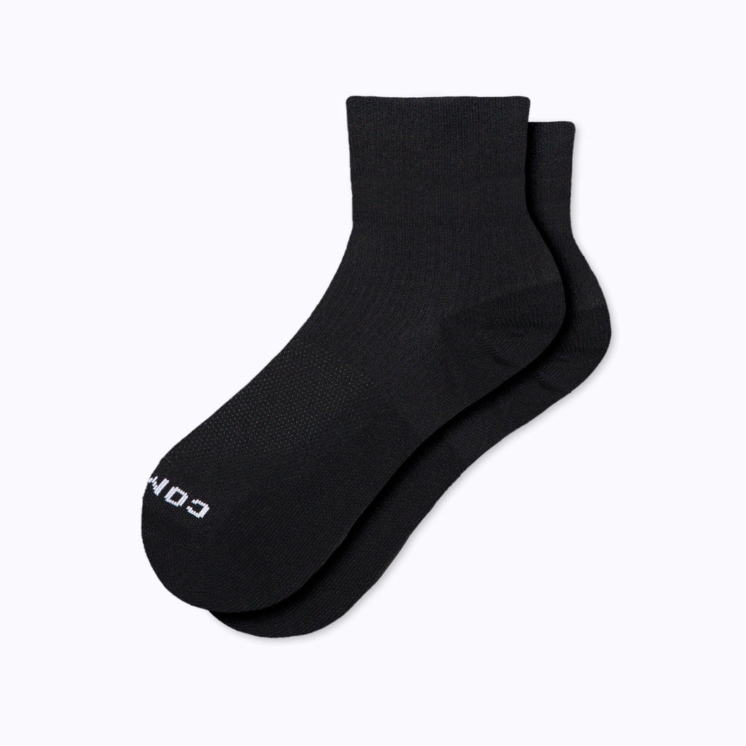 Quarter Ankle Compression Socks – Black