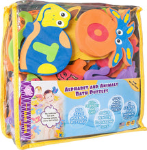 Load image into Gallery viewer, Foam Bath Toys Premium Educational Floating Bathtub Preschool Alphabet 52 Pcs - # BAGE11610004
