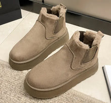 Load image into Gallery viewer, Women's Plush Boots Winter Warm Fleece Thick Flats Snow Boots Fashion Shoes - # GIAA73410005
