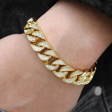 Load image into Gallery viewer, Men's Luxe Gold Chain Bracelet
