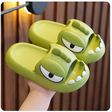 Load image into Gallery viewer, Cute Cartoon Monster Slippers – Non-Slip Platform Slides for Kids &amp; Adults" - # BOAA73410011
