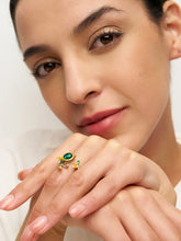 Load image into Gallery viewer, Exquisite Emerald Ring - Enchanted Branch
