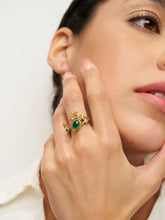 Load image into Gallery viewer, Exquisite Emerald Ring - Enchanted Branch

