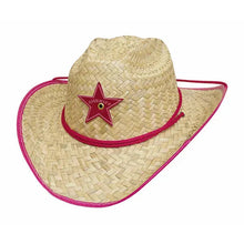 Load image into Gallery viewer, Bullhide Rodeo Party - Children's Straw Cowgirl Hat
