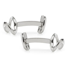 Load image into Gallery viewer, Sterling Silver Infinity Symbol Cufflinks
