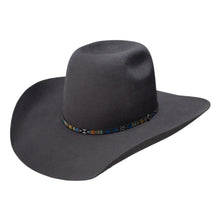 Load image into Gallery viewer, Resistol HOOey Silver Smoke - (3X) Wool Felt Cowboy Hat
