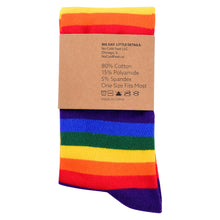Load image into Gallery viewer, Rainbow Striped Socks
