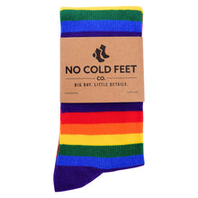 Load image into Gallery viewer, Rainbow Striped Socks
