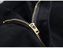 Load image into Gallery viewer, Zippered Holes Elastic Trend Denim Pants - # BOAA13410009
