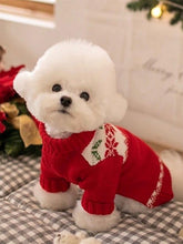 Load image into Gallery viewer, Red Pet Christmas Sweater | NCS
