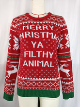 Load image into Gallery viewer, Contrasting Colors Snowflake Reindeer Pattern Ugly Christmas Sweater | NCS
