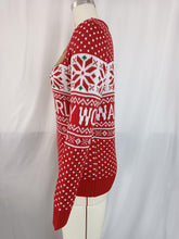 Load image into Gallery viewer, Reindeer Embroidery Ugly Christmas Sweater | NCS
