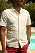 Load image into Gallery viewer, Mariner Terry Camp Collar Shirt - Brilliant White
