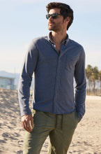 Load image into Gallery viewer, Anthony Burnout Shirt - Navy Blazer

