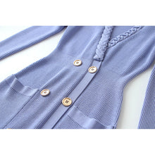 Load image into Gallery viewer, Retro Knitted Hepburn Dress For Women, Greenwich Village, BYMANYC New York.
