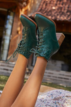 Load image into Gallery viewer, Fashion Leather Booties: High Heel Shoes by Rising Mara
