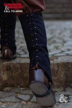Load image into Gallery viewer, Dungeons &amp; Dragons Rogue Gaiters Black
