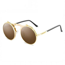 Load image into Gallery viewer, Round Flip-Up Retro Sunglasses Collection - 14 Colors
