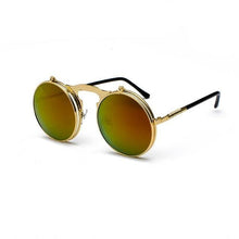 Load image into Gallery viewer, Round Flip-Up Retro Sunglasses Collection - 14 Colors

