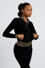 Load image into Gallery viewer, Royalty Velour Tracksuit - Black
