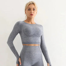 Load image into Gallery viewer, Seamless Yoga Crop Top for Women

