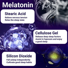 Load image into Gallery viewer, Melatonin 12mg - Relieves Anxiety and Stress, Helps with Deep Sleep, Helps Reduce Insomnia and Trouble Falling Asleep, Non-GMO
