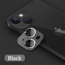 Load image into Gallery viewer, Camera Lens Metal Protector Glass For iPhone 14 Pro 13Pro 13 12 Pro Max Plus Full Cover Lens Protective Cap For iPhone 13 14Pro Tempered Glass Lens Film Metal Camera Screen Protection HD Clear Lens Protector
