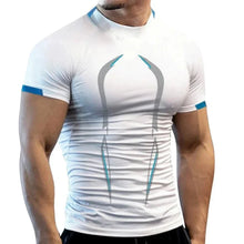 Load image into Gallery viewer, New Summer Gym Breathable T Shirt Men Quick Drying Jogging TShirt Men Training Tees Fitness Tops Running T-shirt
