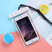 Load image into Gallery viewer, Colorful Pouch Universal Waterproof Cell Phones Useful Dropping Convenient To Use Lightweight Portable Bags Plastic Waterproof Underwater Pouch for Mobile Phone Case &amp; Strap 3.5 -6 inch
