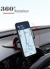 Load image into Gallery viewer, 360 Rotatable Car Phone Holder Universal Cell Phone Stands Car Rack Dashboard Support for Auto Grip Mobile Phone Fixed Bracket
